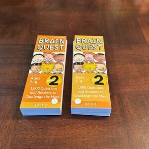 Grade 2 Brainquest Brain Quest Card Learning Game Ages 7 - 8